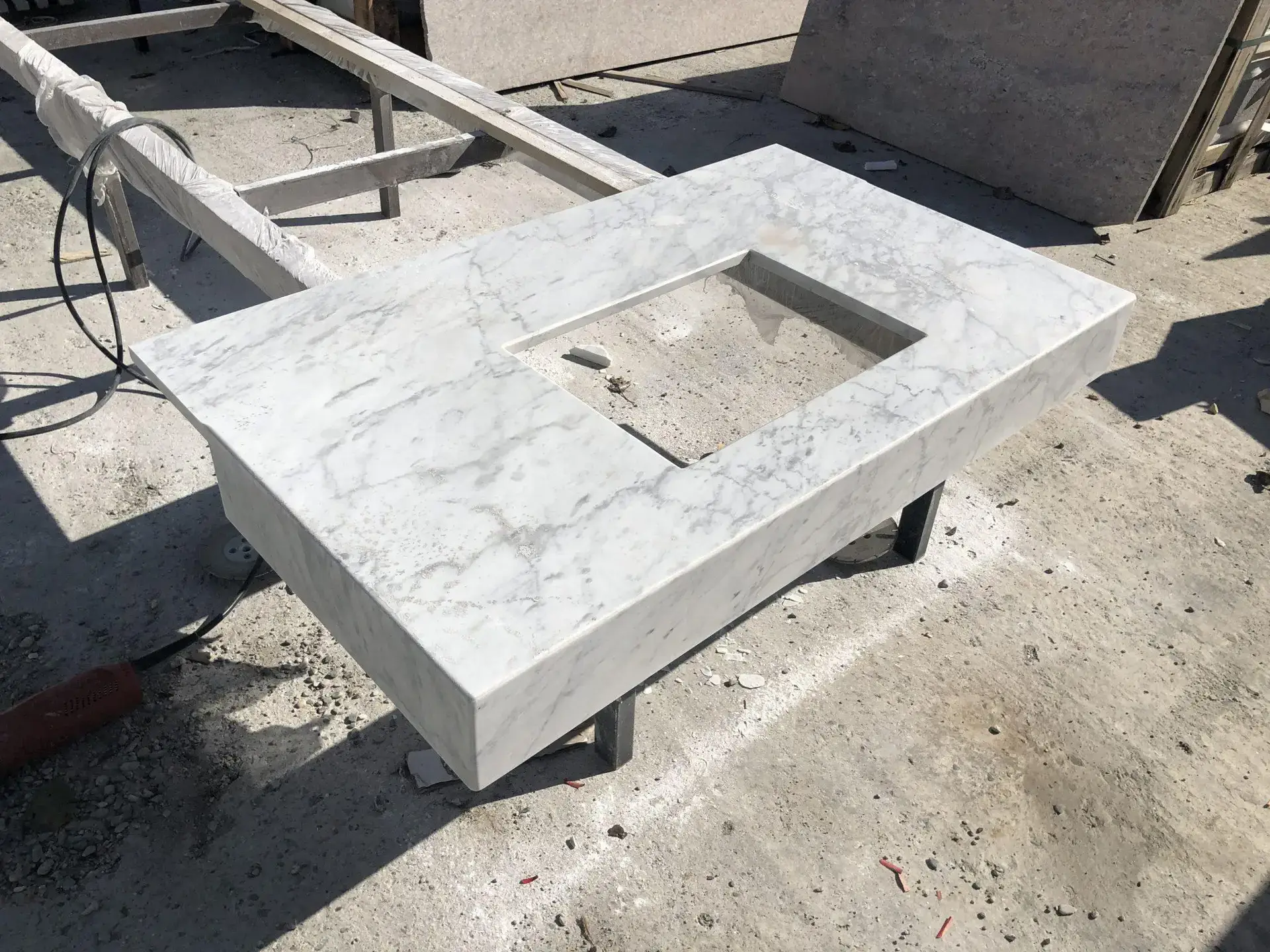 Carrara Nr 2 scaled Blat Bucatarie / Baie