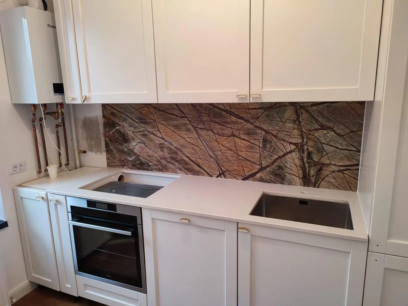Flamingo   Rainforest brown Nr 3 Blat Bucatarie / Baie