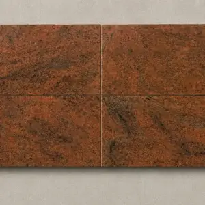Placaj granit Rosso multicolor lustruit 61 x 30,5 x 1 cm