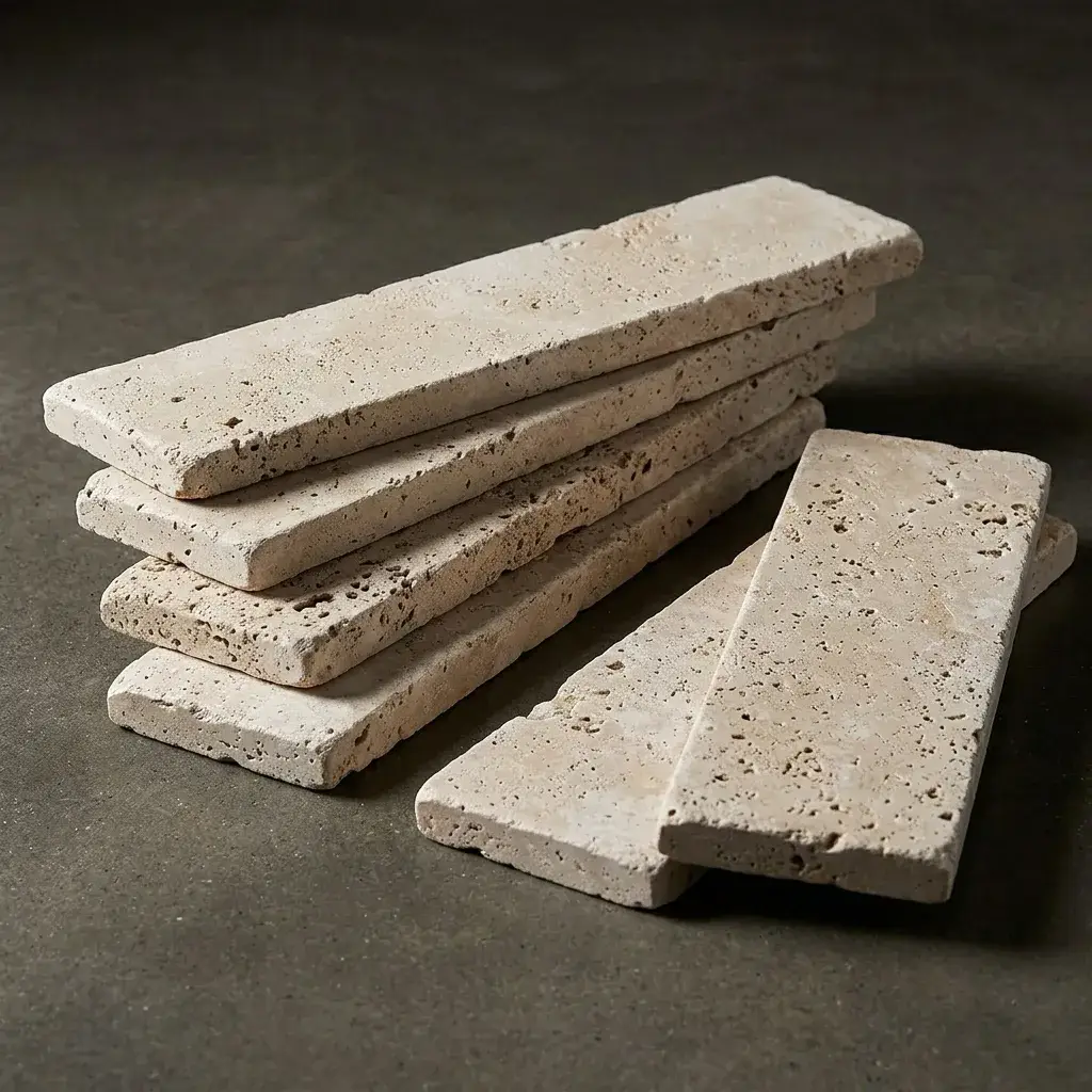 Travertin Clasic antichizat 406 x 8 &times; 12 cm v5 Piatra Naturala - Toate Produsele