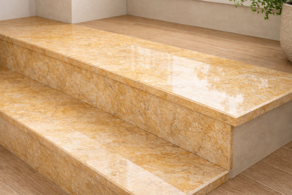 Treapta Travertin Yellow Vein Cut lustruit chituit 115 x 33 x 2 cm - 1 lungime bizotata trepte-si-contratrepte Treapta Travertin Yellow Vein Cut lustruit chituit 105 x 33 x 2 cm 1 lungime bizotata 600x400 - Treapta Travertin Yellow Vein Cut lustruit chituit 115 x 33 x 2 cm - 1 lungime bizotata trepte-si-contratrepte