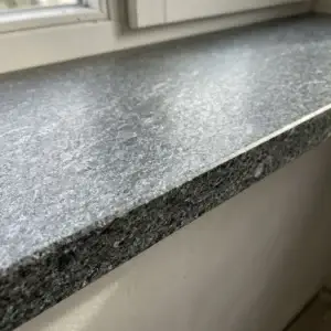 Glaf granit Steel Grey periat 100 x 20 x 2 cm  - 1 lungime bizotata
