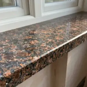 Glaf granit Tan Brown lustruit 100 x 20 x 2 cm  - 1 lungime bizotata