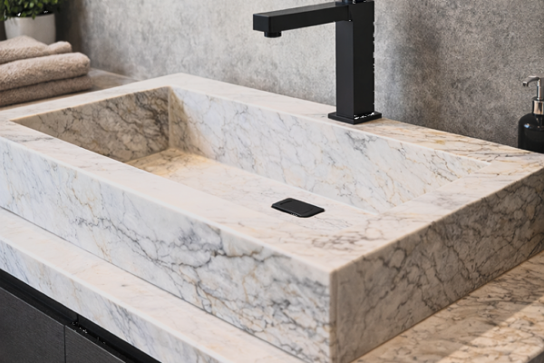 lavoare piatra naturala 2 600x400 Piatra naturala pentru baie: ce materiale rezista la umezeala si uzura blog
