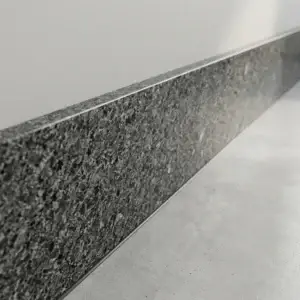 Plinta granit Steel Grey periat 60 x 7 x 2 cm  - 1 lungime bizotata